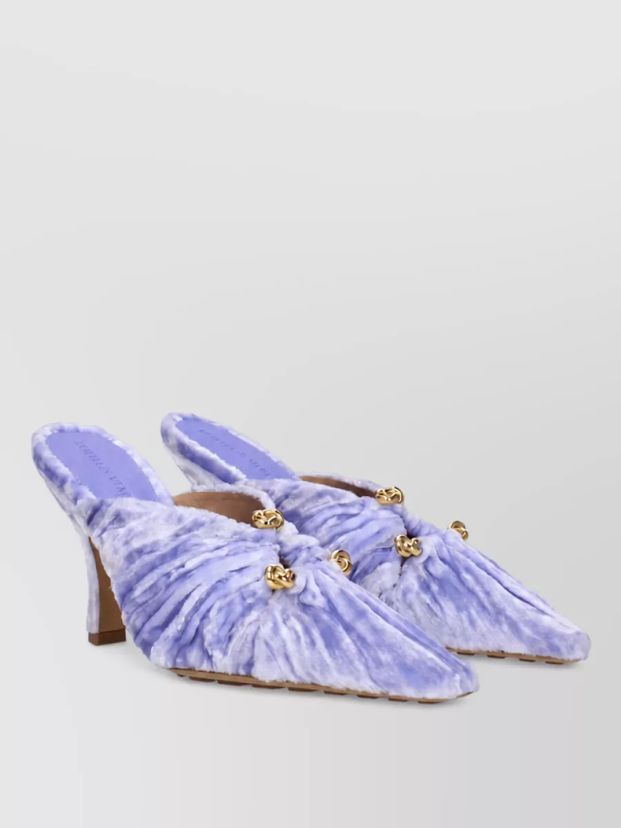 Bottega Veneta velvet mules