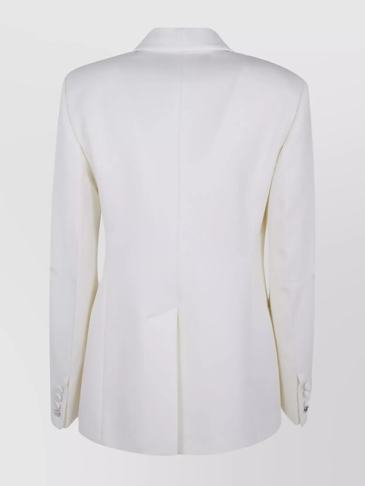 Max Mara Giselle Tailored Jacket Notch Lapel In White