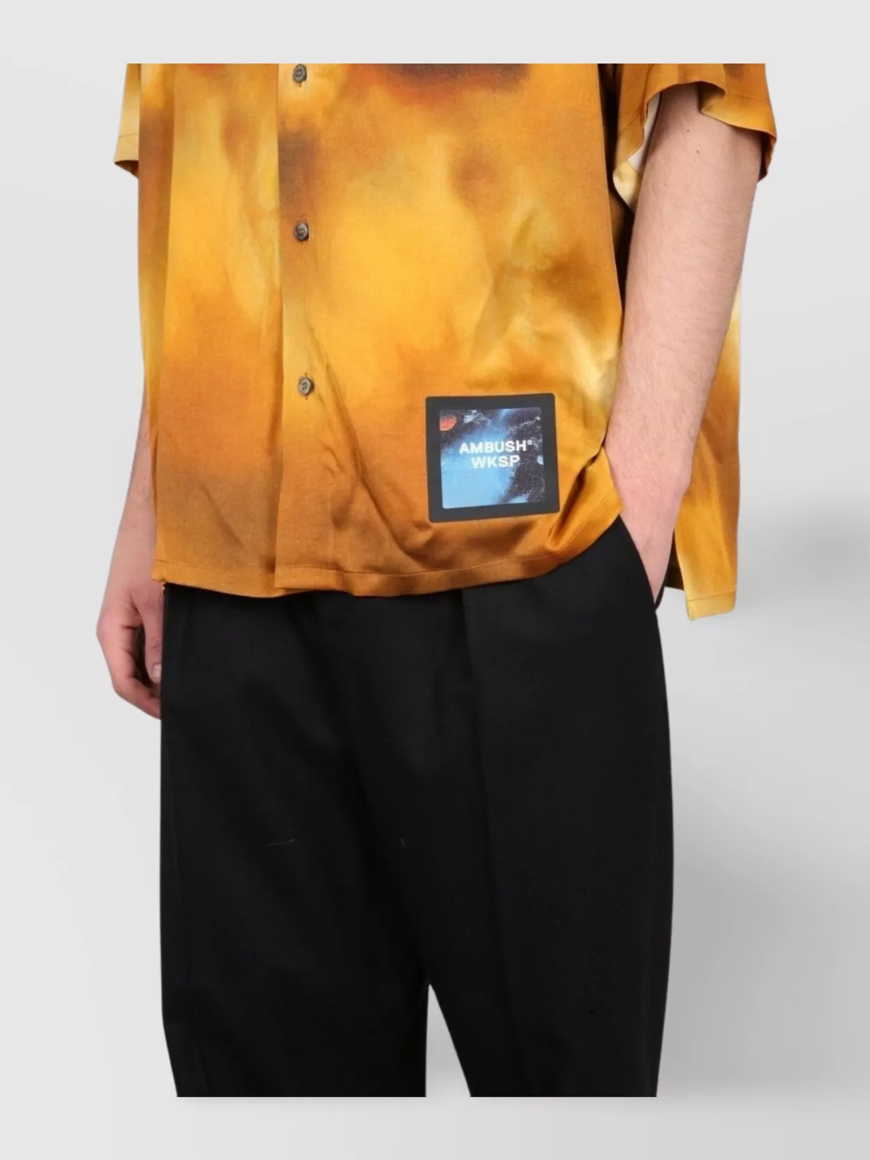 Ambush Shirt Featuring Logo Patch And Tie-Dye