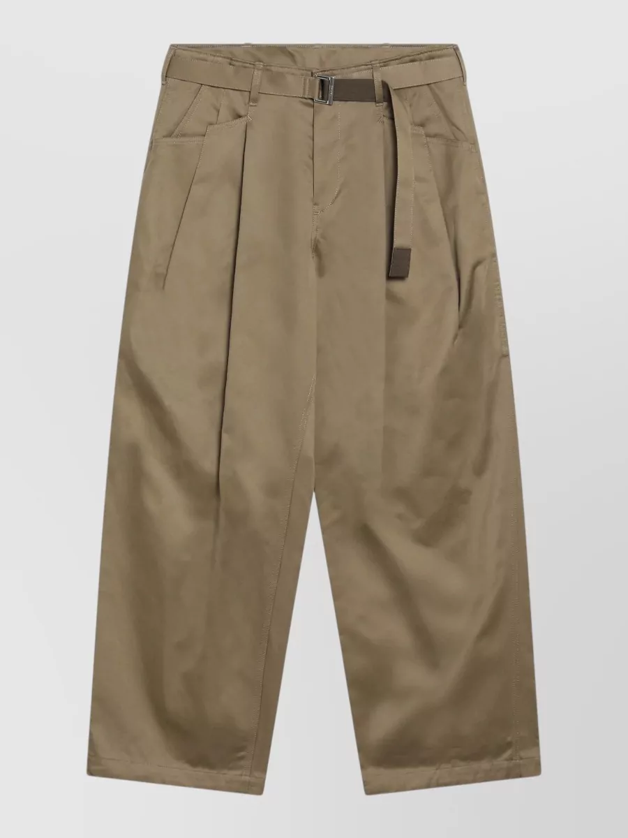 Sacai wide-leg trousers