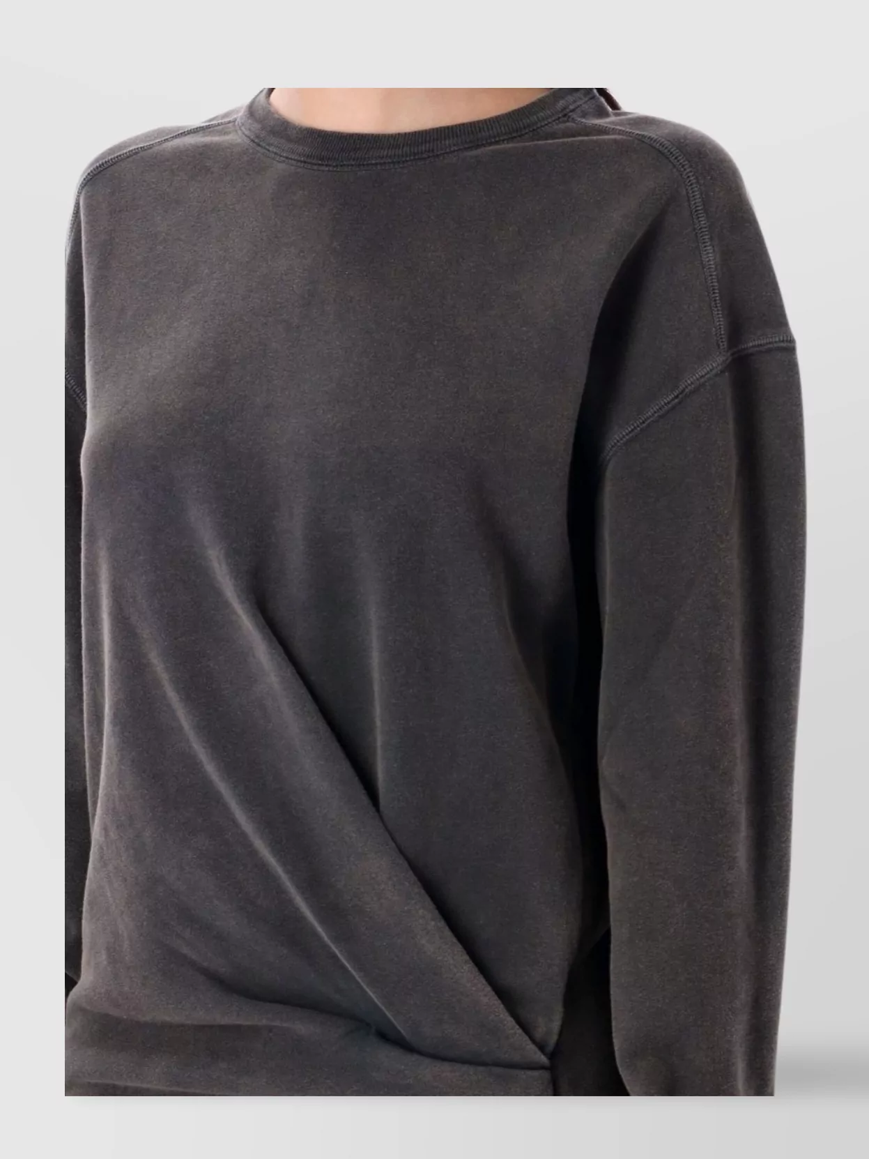 Isabel Marant Etoile Mini Dress With Draped Long Sleeves