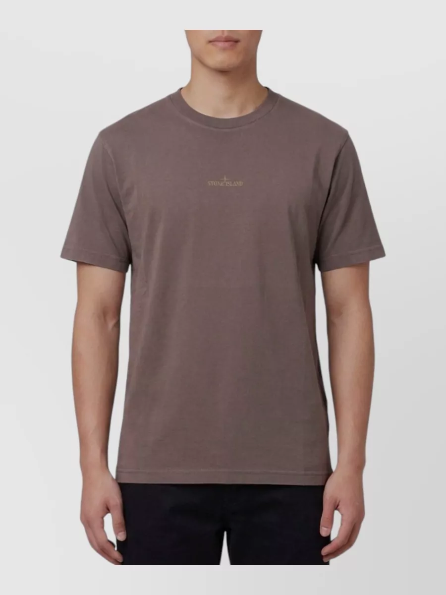 Stone Island cotton desert print regular-fit t-shirt