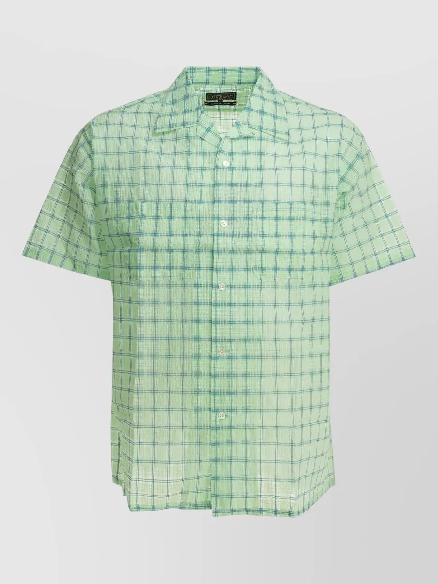 Beams Plus plaid casual shirt