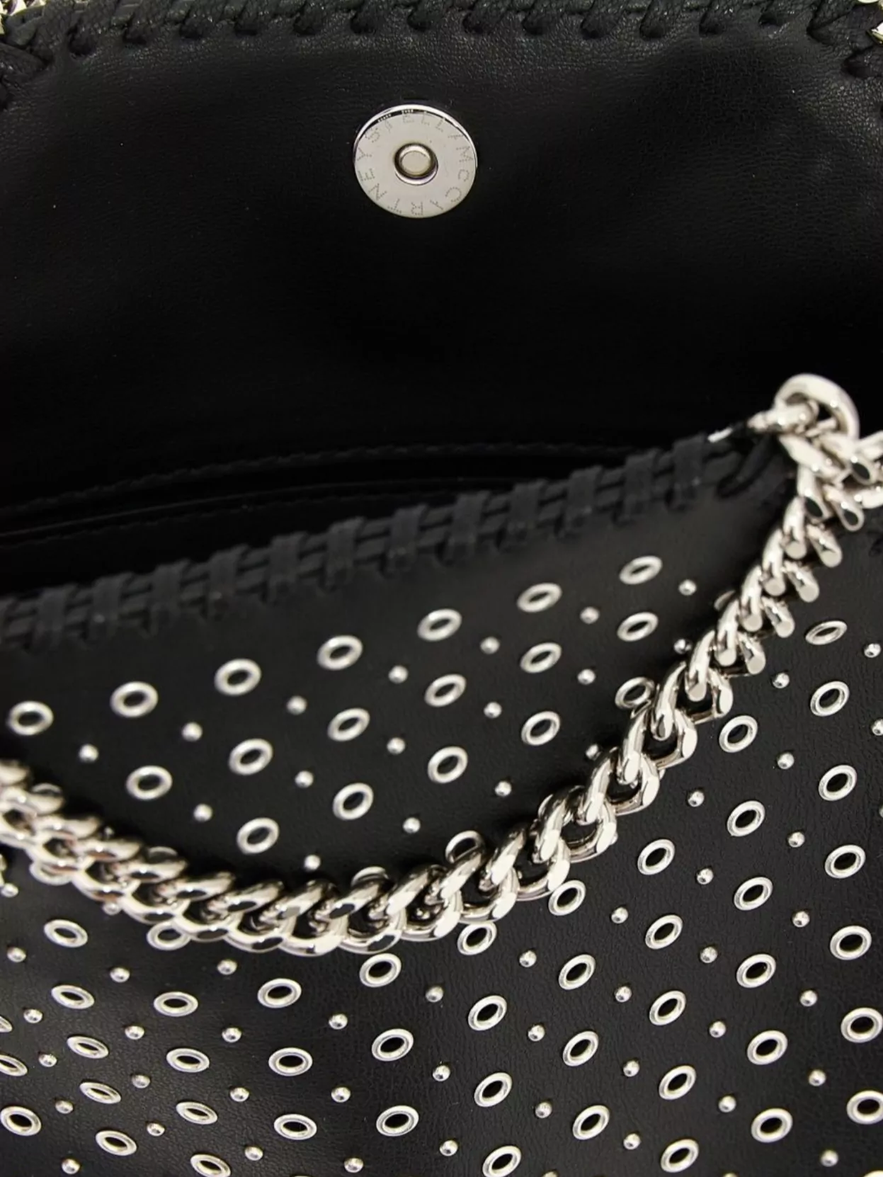 Stella Mccartney Mini Falabella Bag Eyelet Detailing
