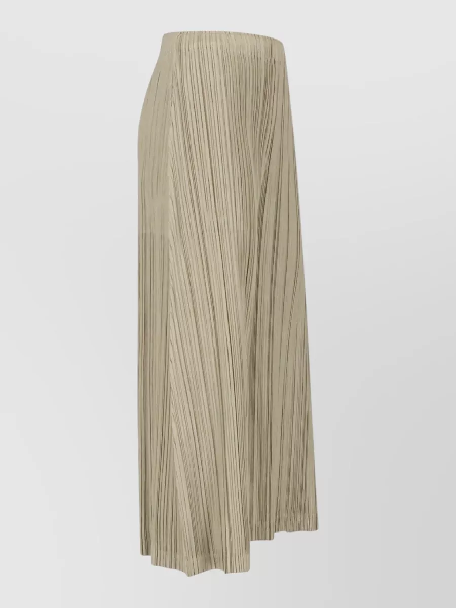 Pleats Please Issey Miyake Straight pleated skirt