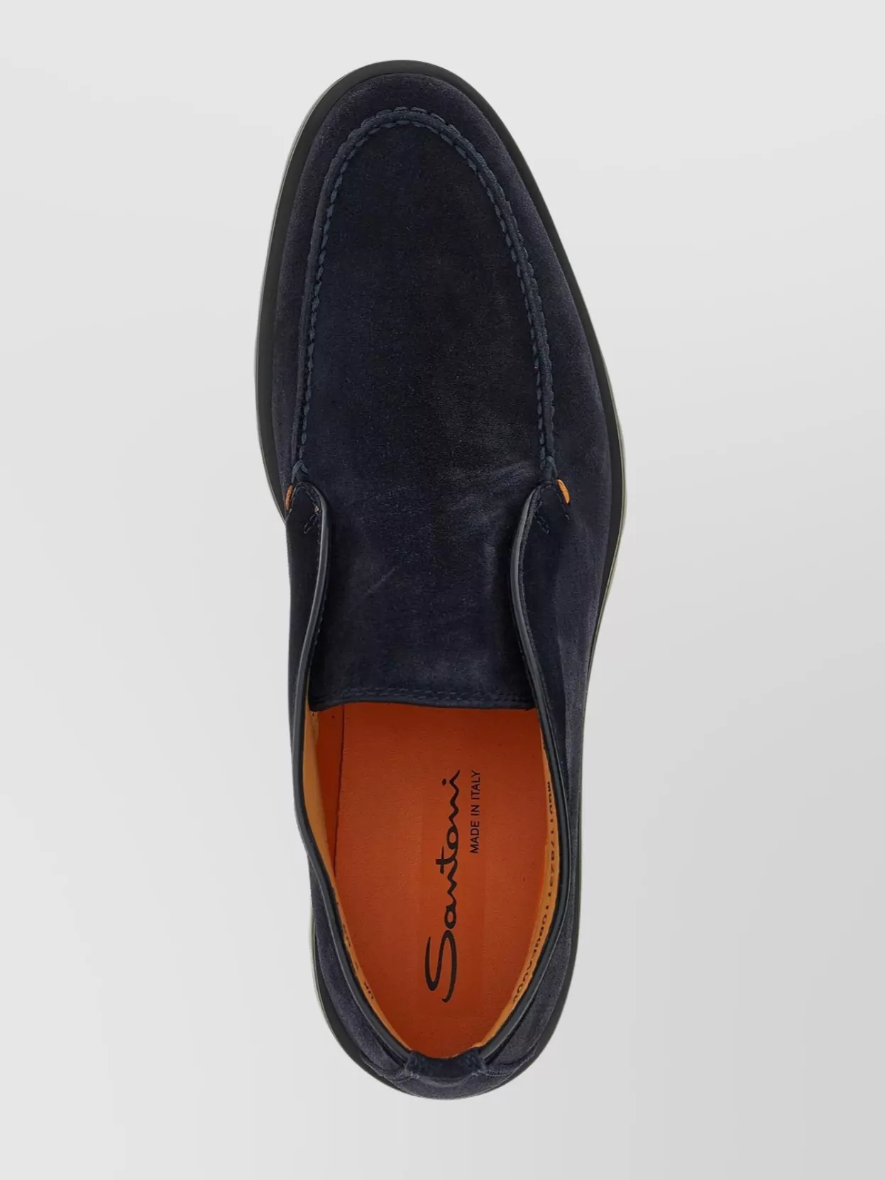 Santoni 'Stitch' Round Toe Suede Ankle Boots