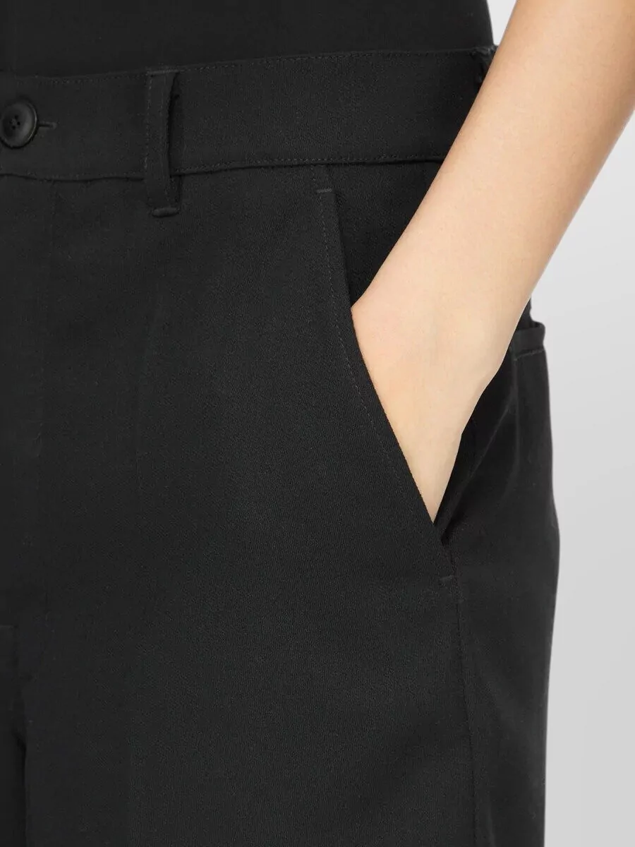 Rick Owens Wool Knee-Length Tailored Shorts