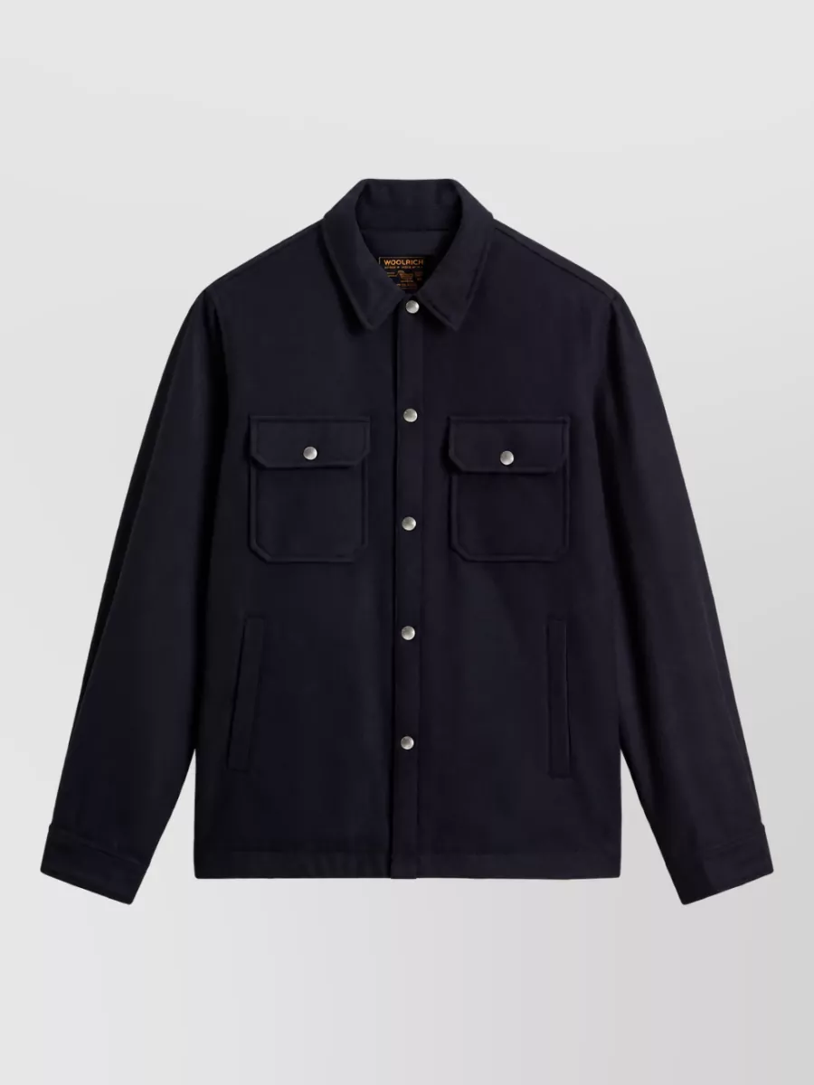 Woolrich wool padded overshirt
