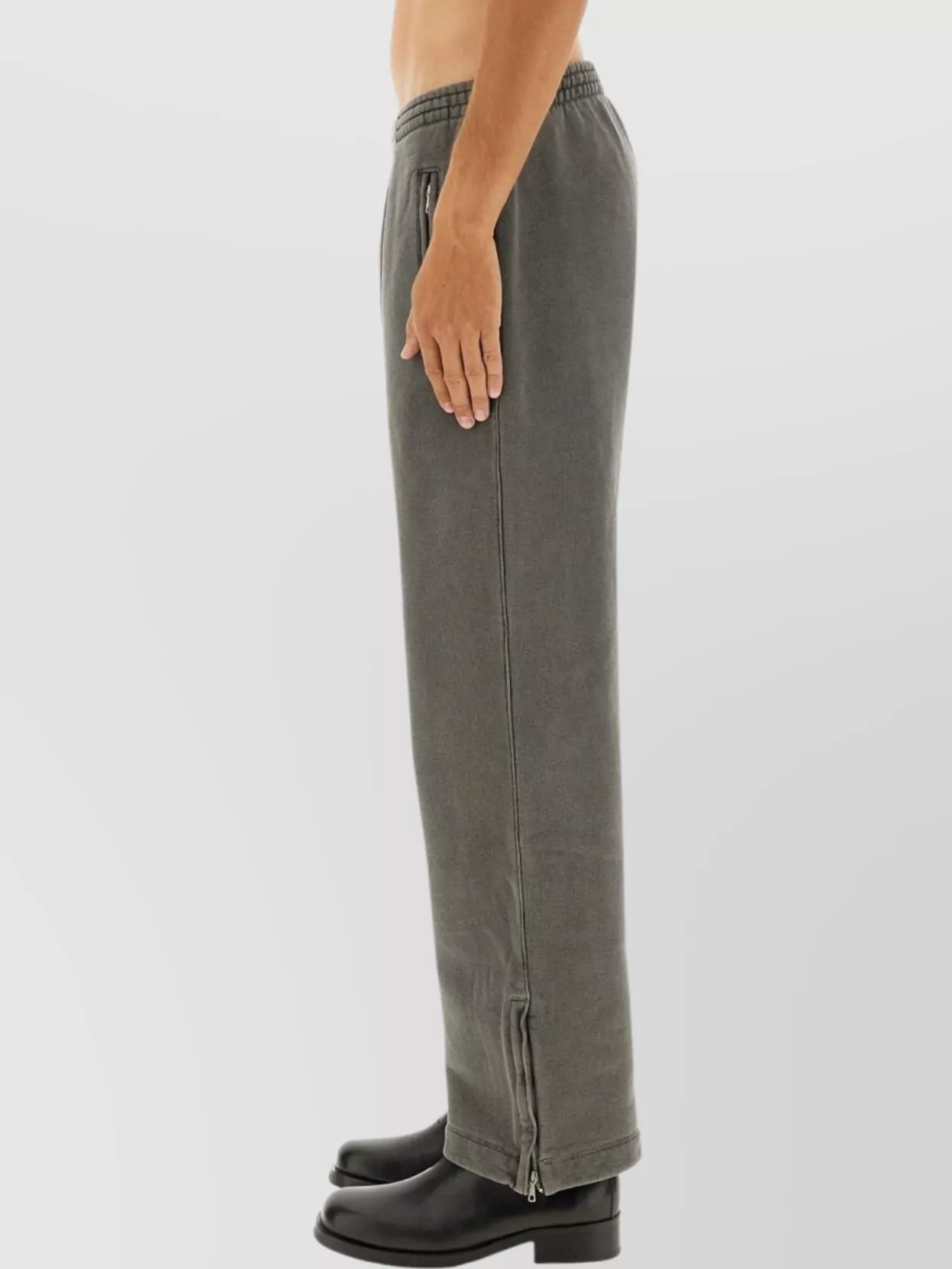 Our Legacy Comfortable Straight Leg Trousers With Seam Detail In Gray