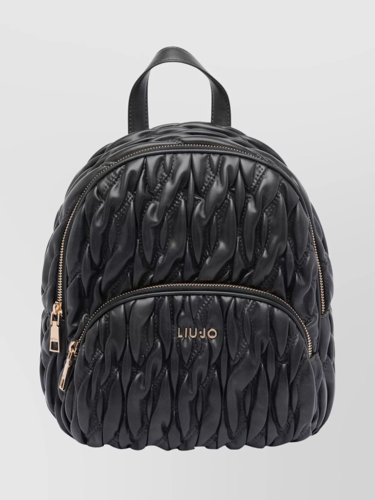 Liu •jo Versatile Medium Backpack Zipped Pocket In Black