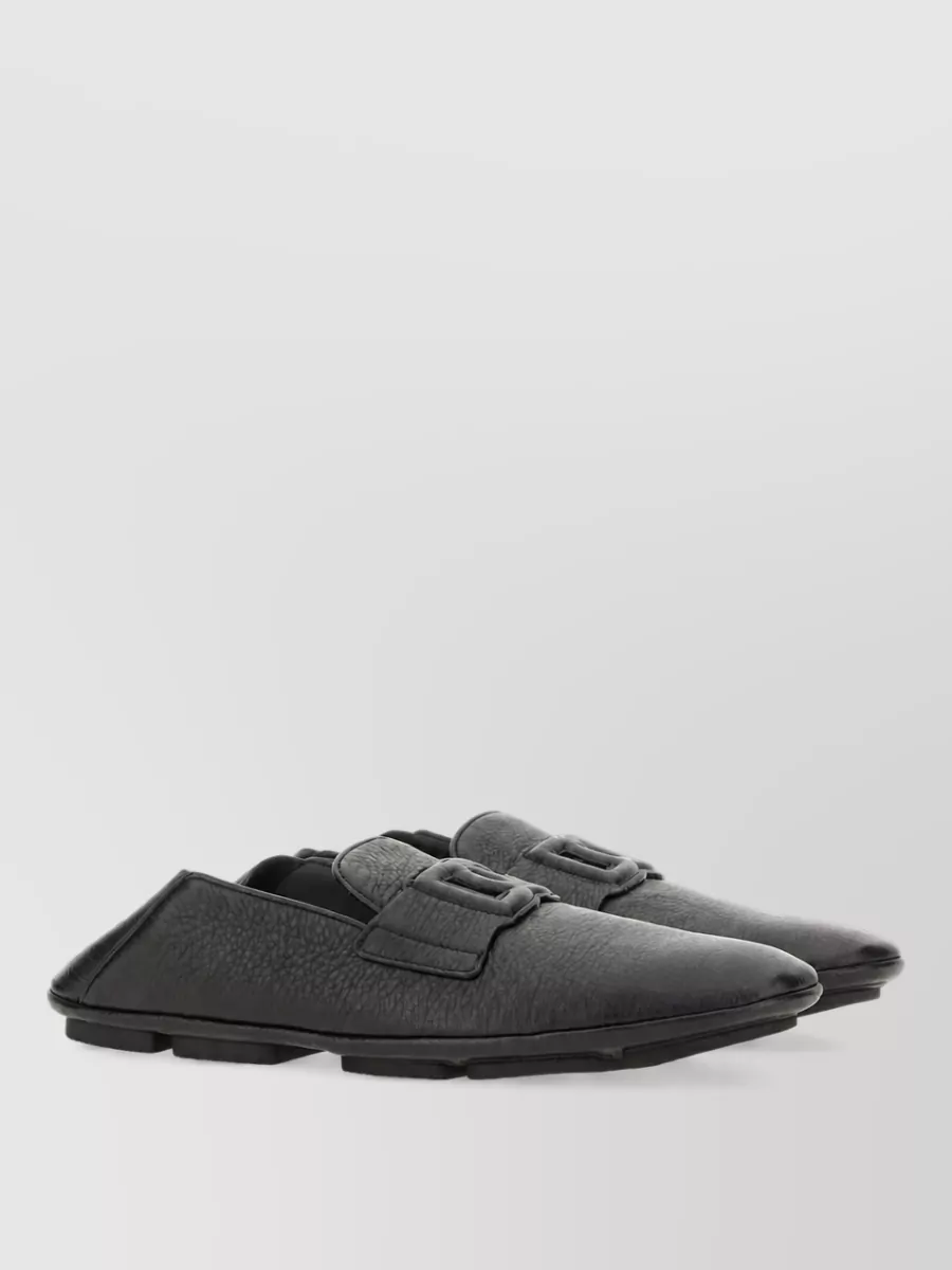 Dolce&Gabbana Leather Monk Shoes