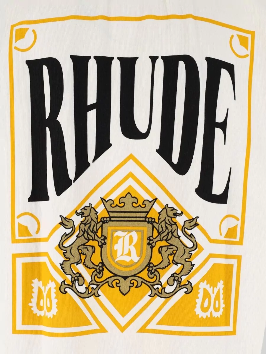 Rhude Cotton Logo Print Short-Sleeve T-Shirt
