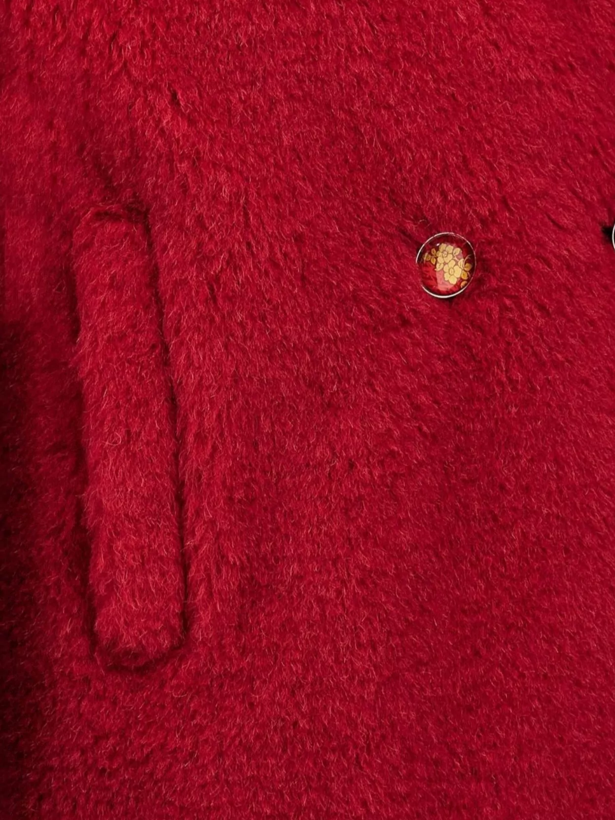 Max Mara Tailored Jacket With Textured Finish And Button Detailing
