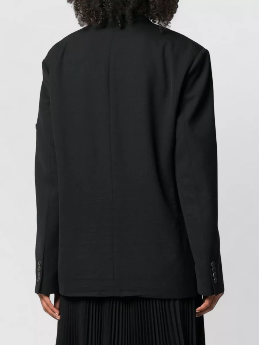 Balenciaga Tailored Jacket Nylon Silk Blend