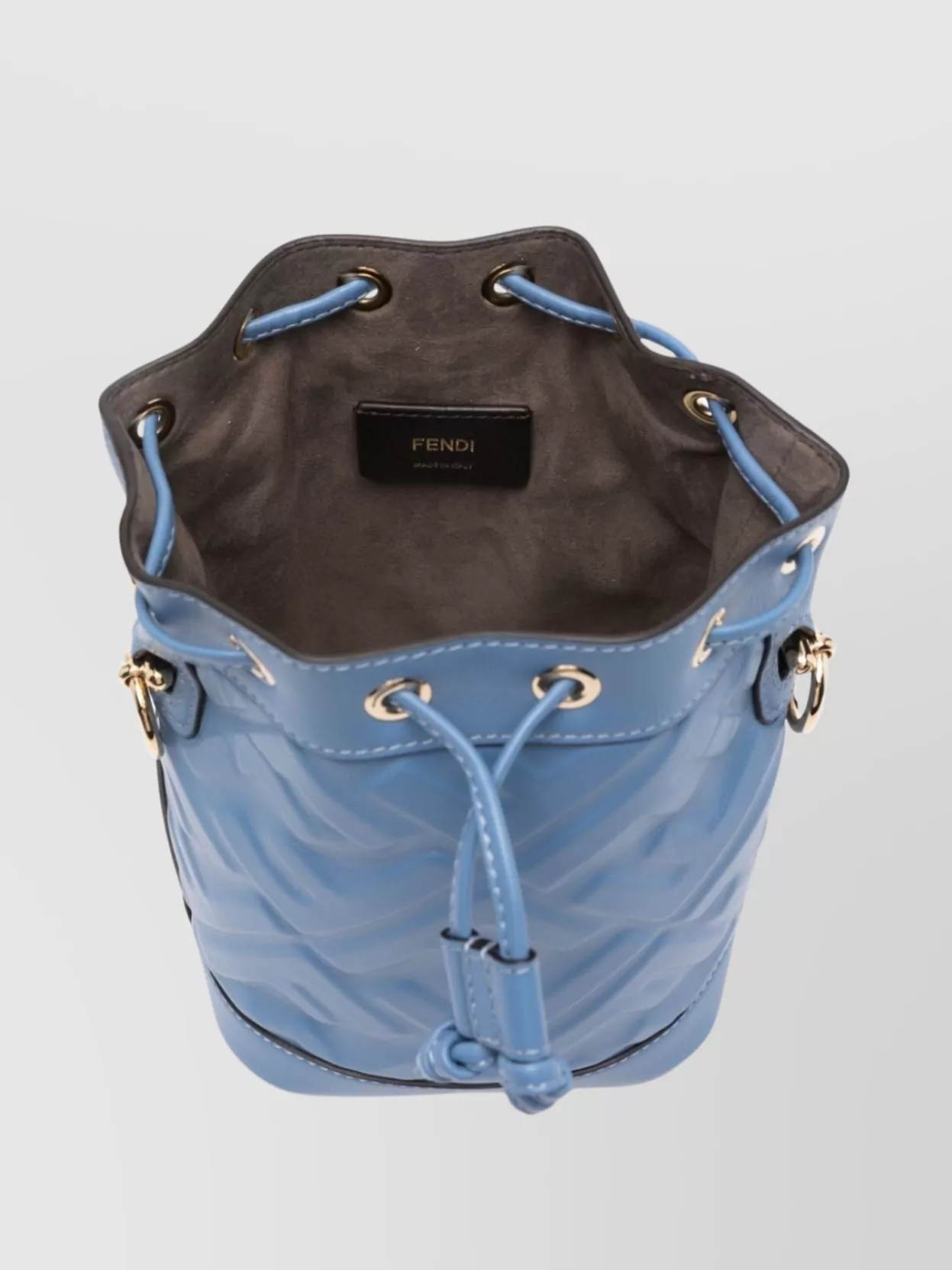 Fendi My Treasure Small Leather Bucket Bag