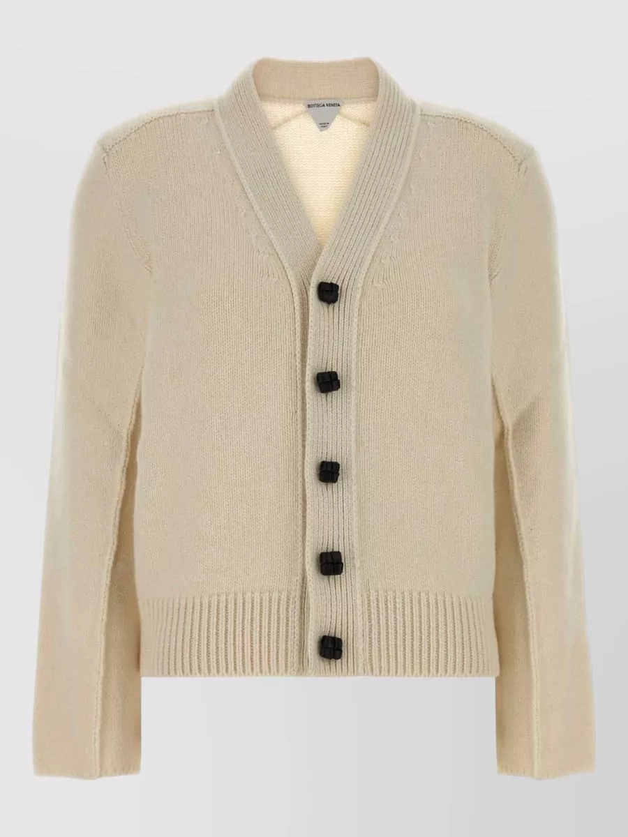 Bottega Veneta fine-knit wool cardigan