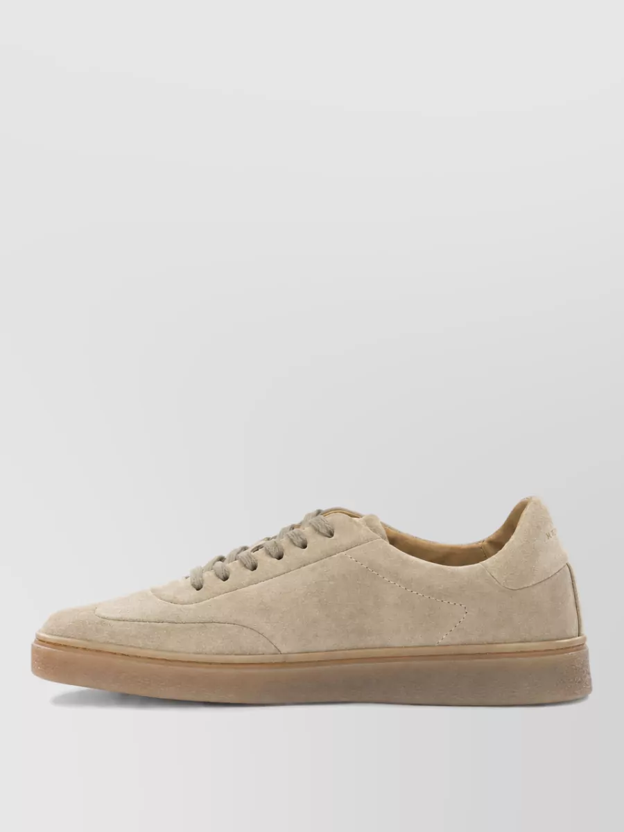 Henderson Baracco Lace Up Sneakers Suede Upper Rubber Sole