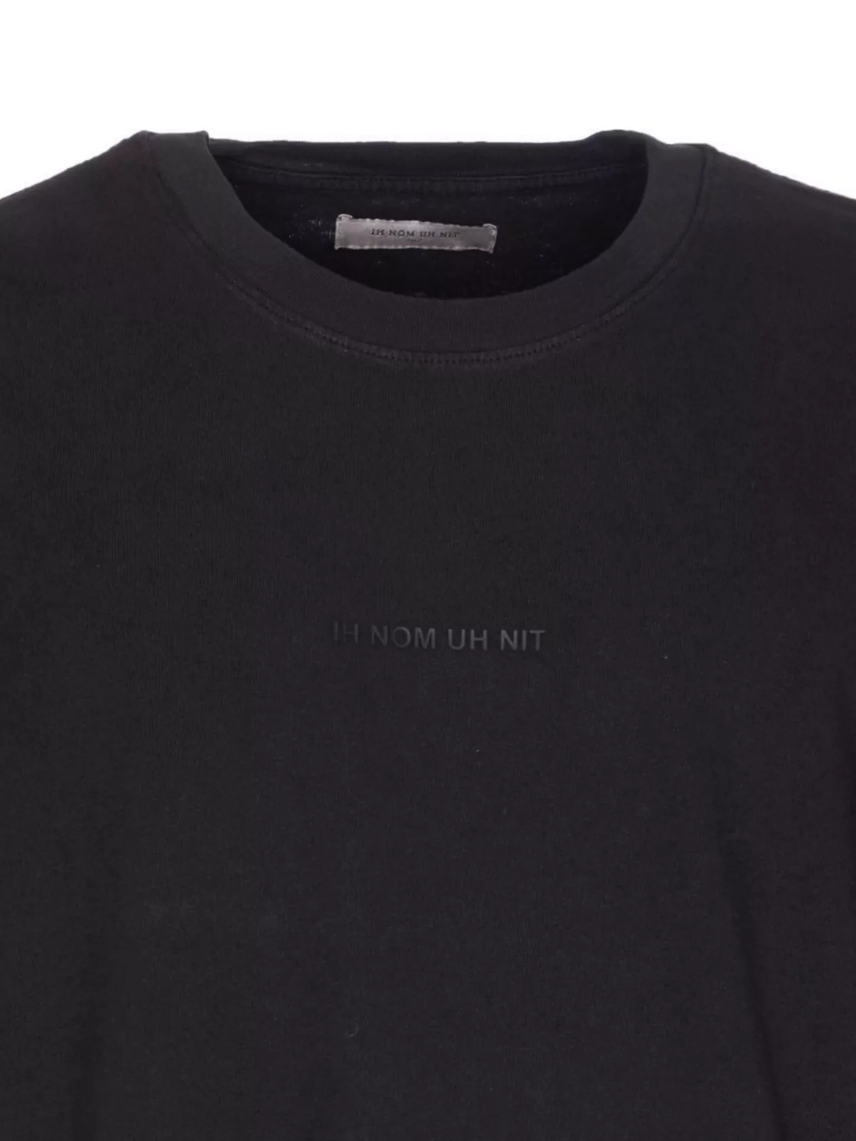Ih Nom Uh Nit Crewneck Short Sleeve Straight Hem T-shirt In Blue
