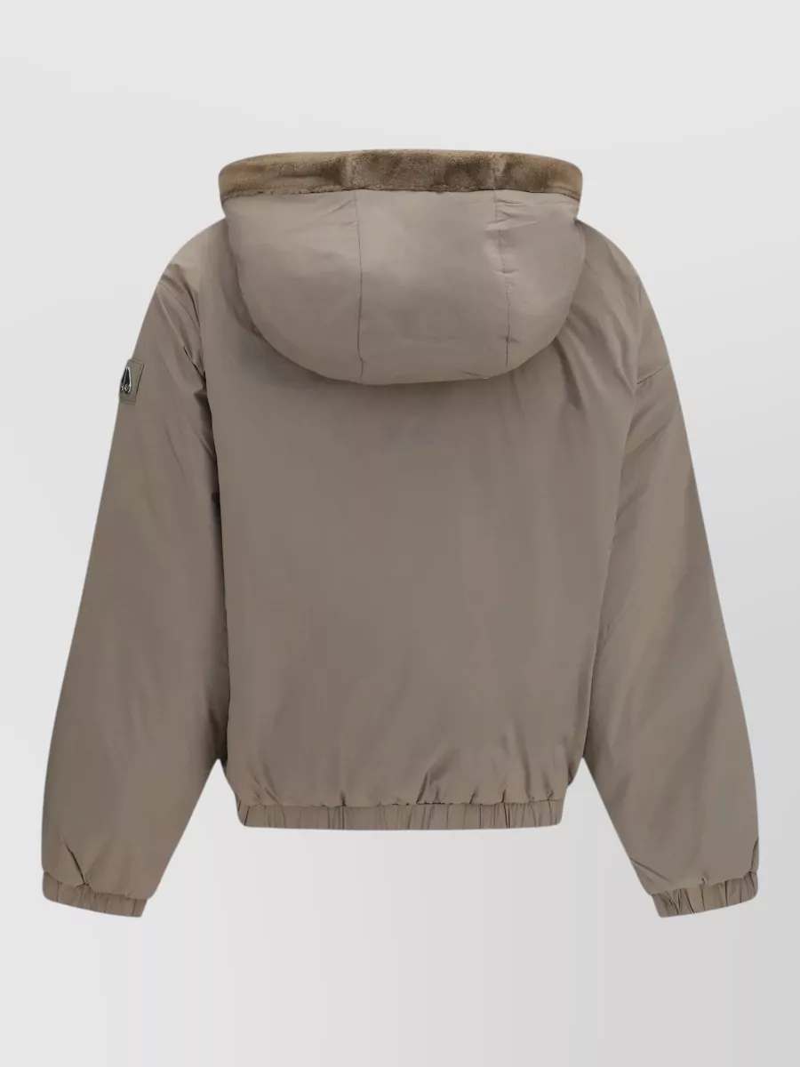 Moose Knuckles Reversible Faux Fur Hooded Coat