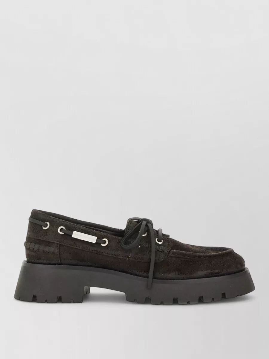 Alexander Wang Leather Boat Loafers