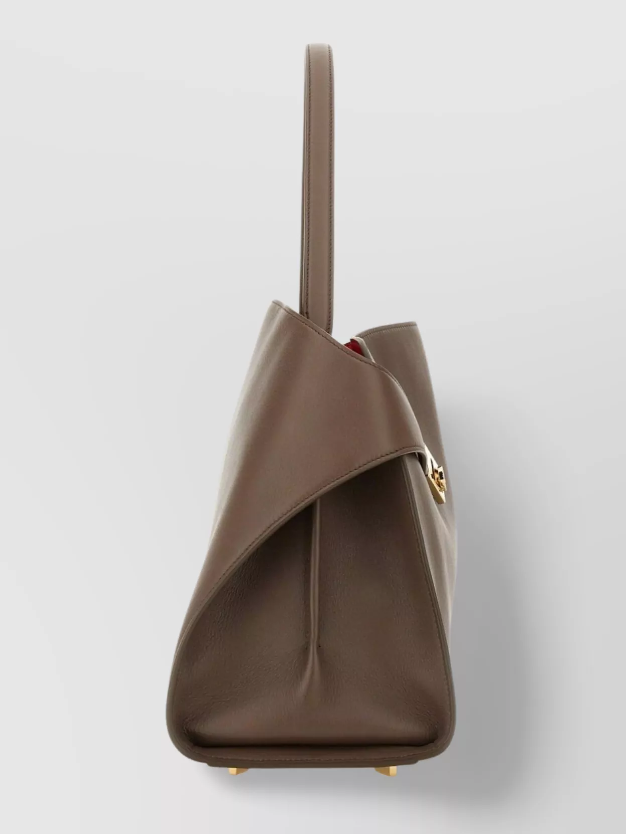 Ferragamo Leather "Hug" Shoulder Bag