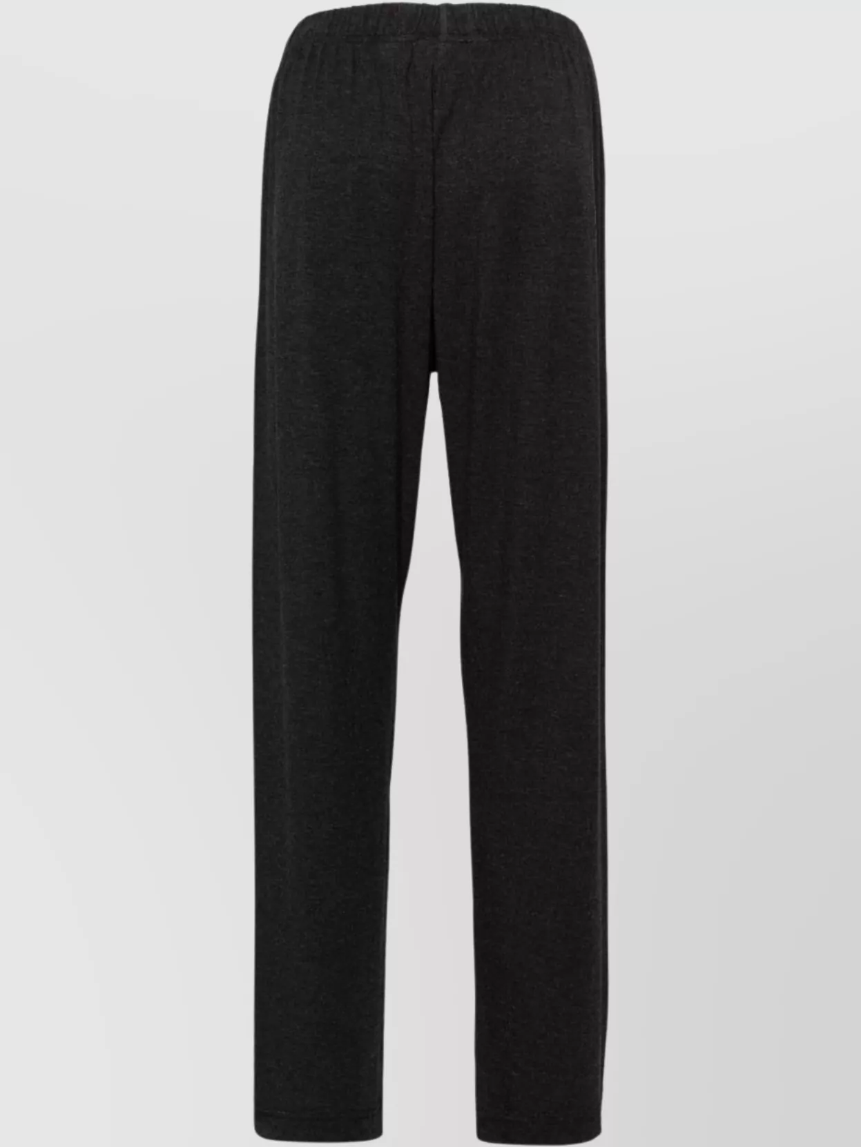 Emporio Armani Elasticated Waistband Straight Hem Trousers