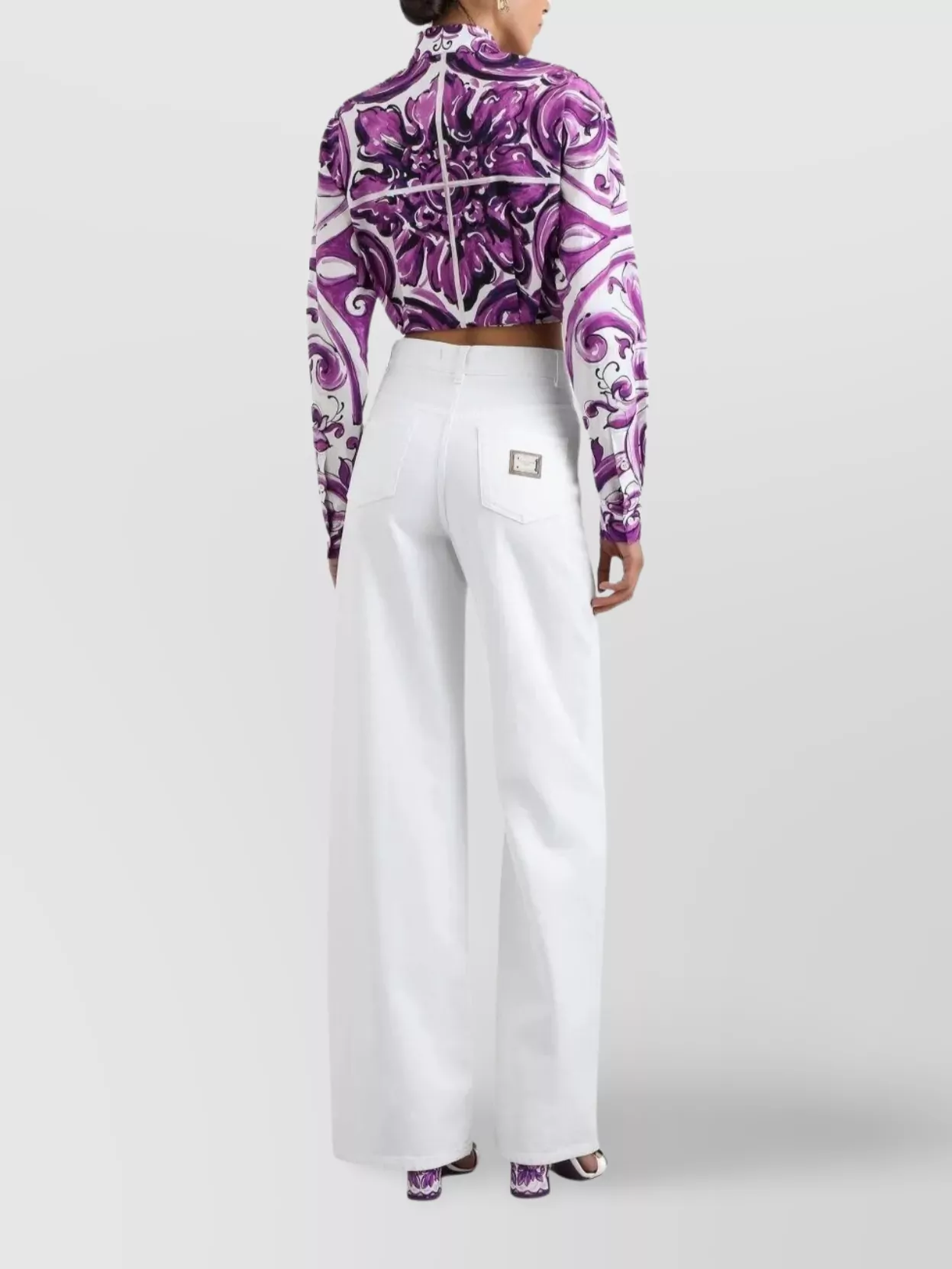 Dolce&Gabbana Trousers Wide-Leg Five Pockets