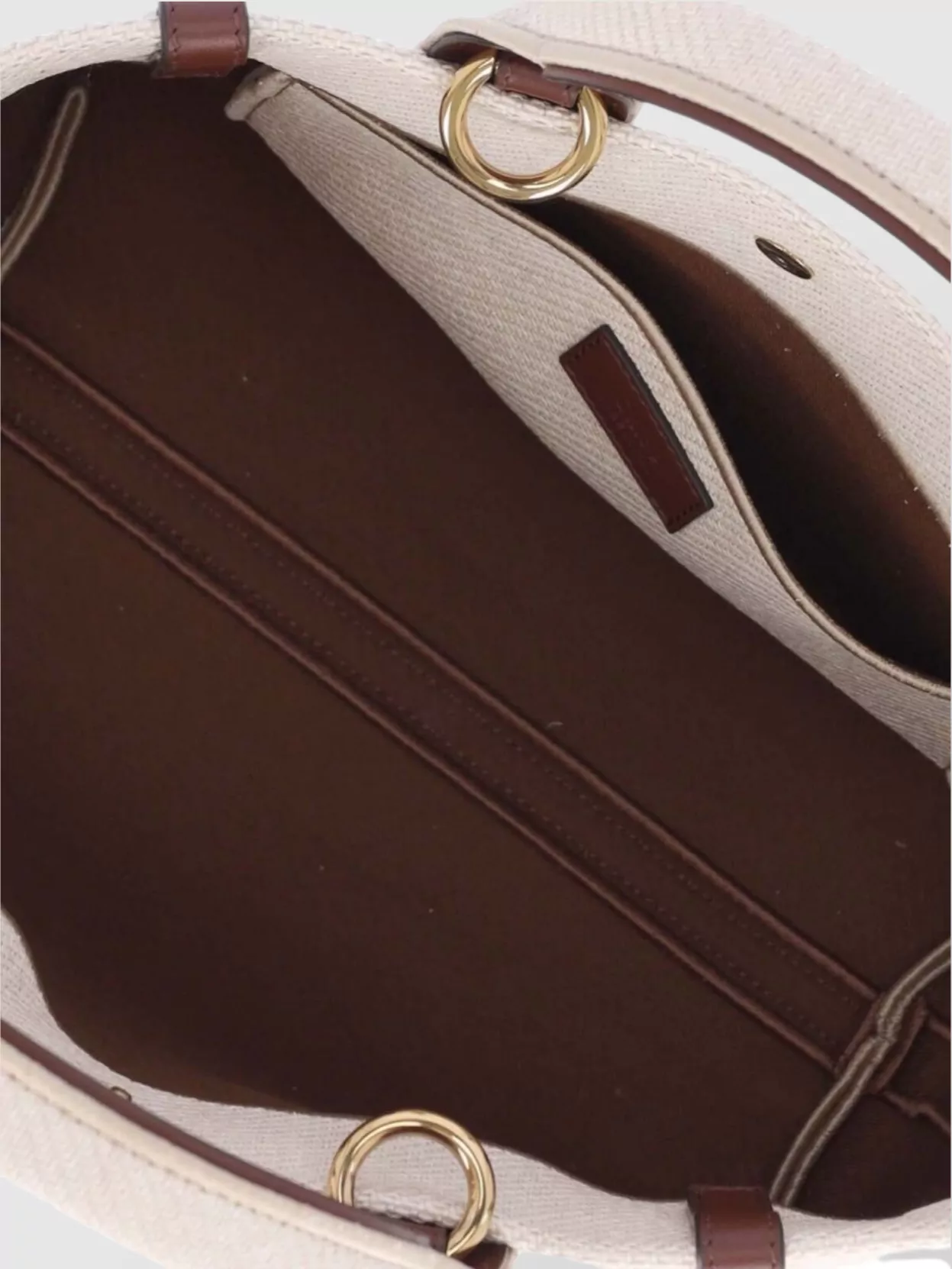 Chloé Tote Bag With Contrast Trim And Handles