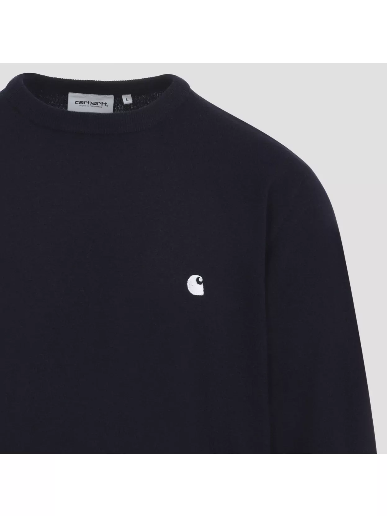 Carhartt Wip Sweater Ribbed Cuffs Hem Neckline