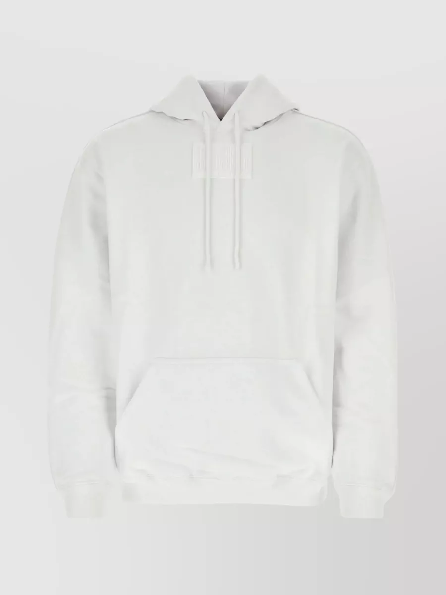 Shop Vtmnts Relaxed Fit Hooded Sweatshirt In Grey