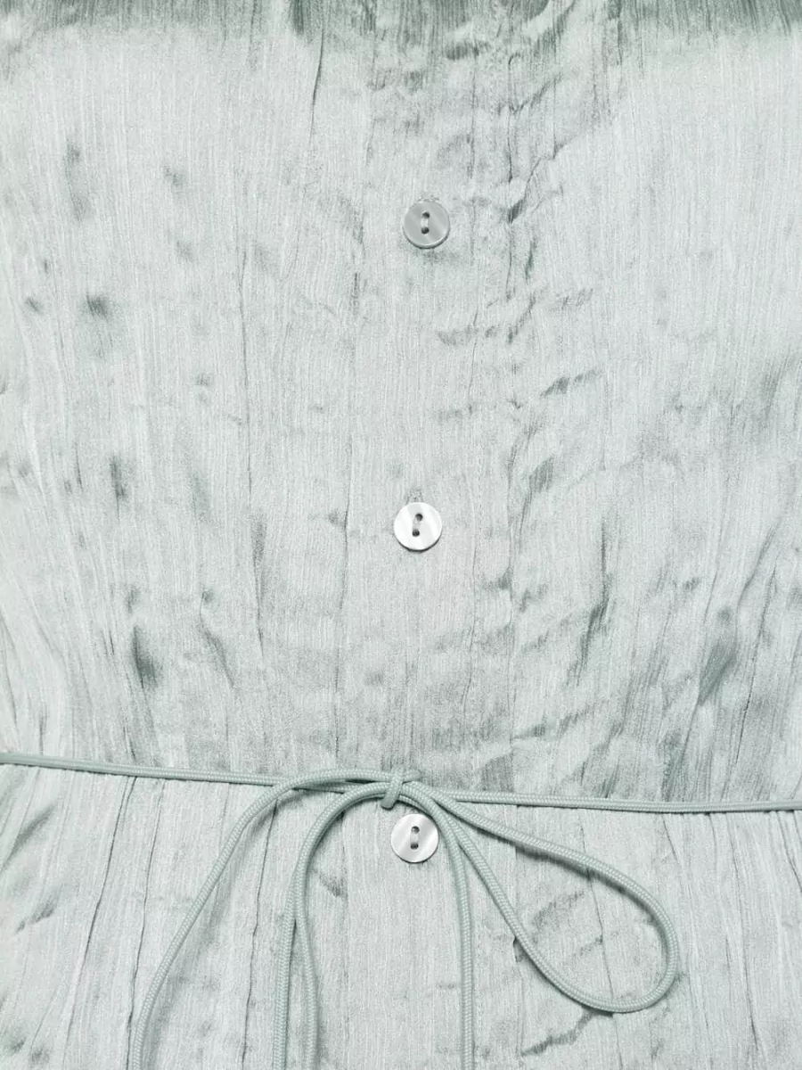Staud Wrinkled Long-Sleeve Shirt