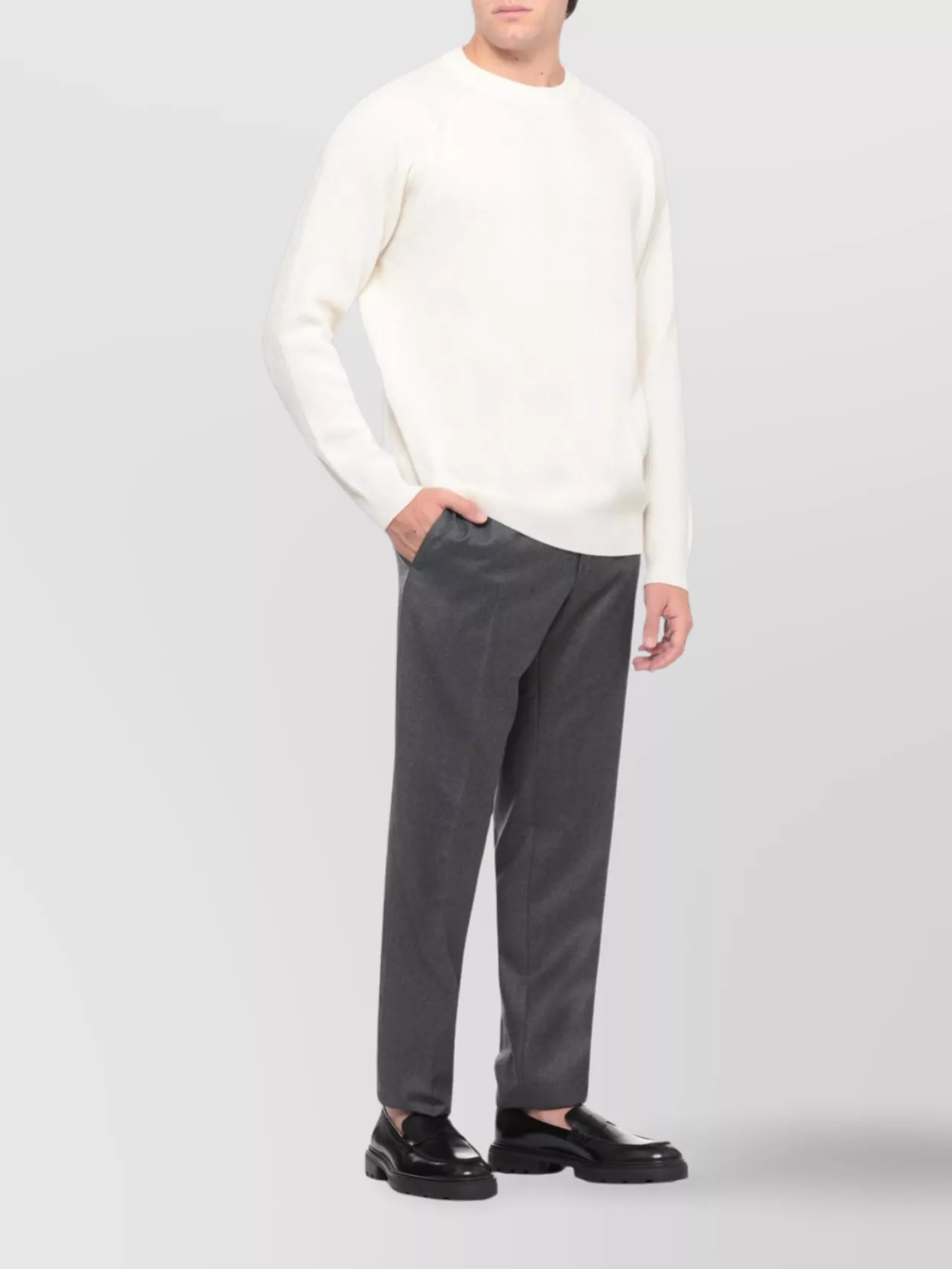 Incotex Straight Trousers With Belt Loops And Pockets
