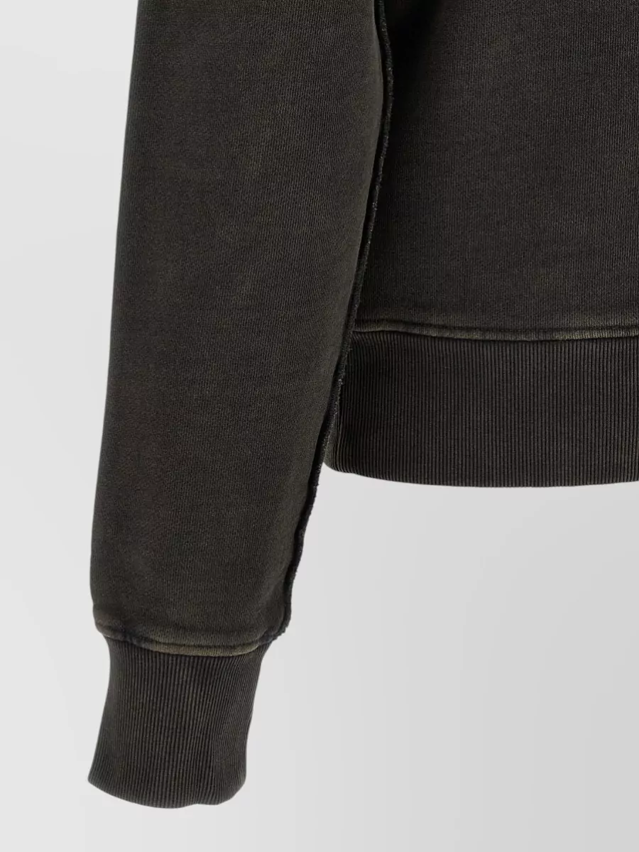 Entire Studios Cotton Ribbed Turtleneck Sweatshirt