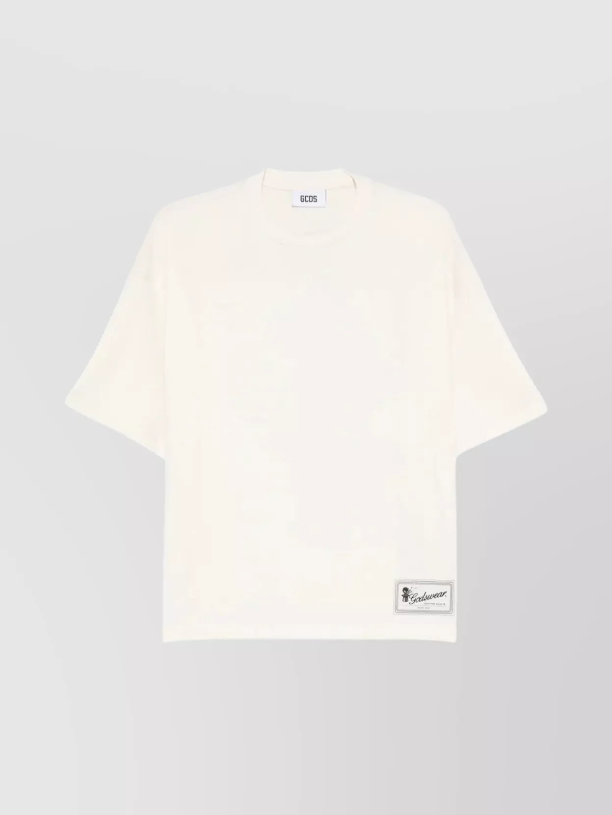 Gcds Graphic Print Short Sleeve T-shirt In White