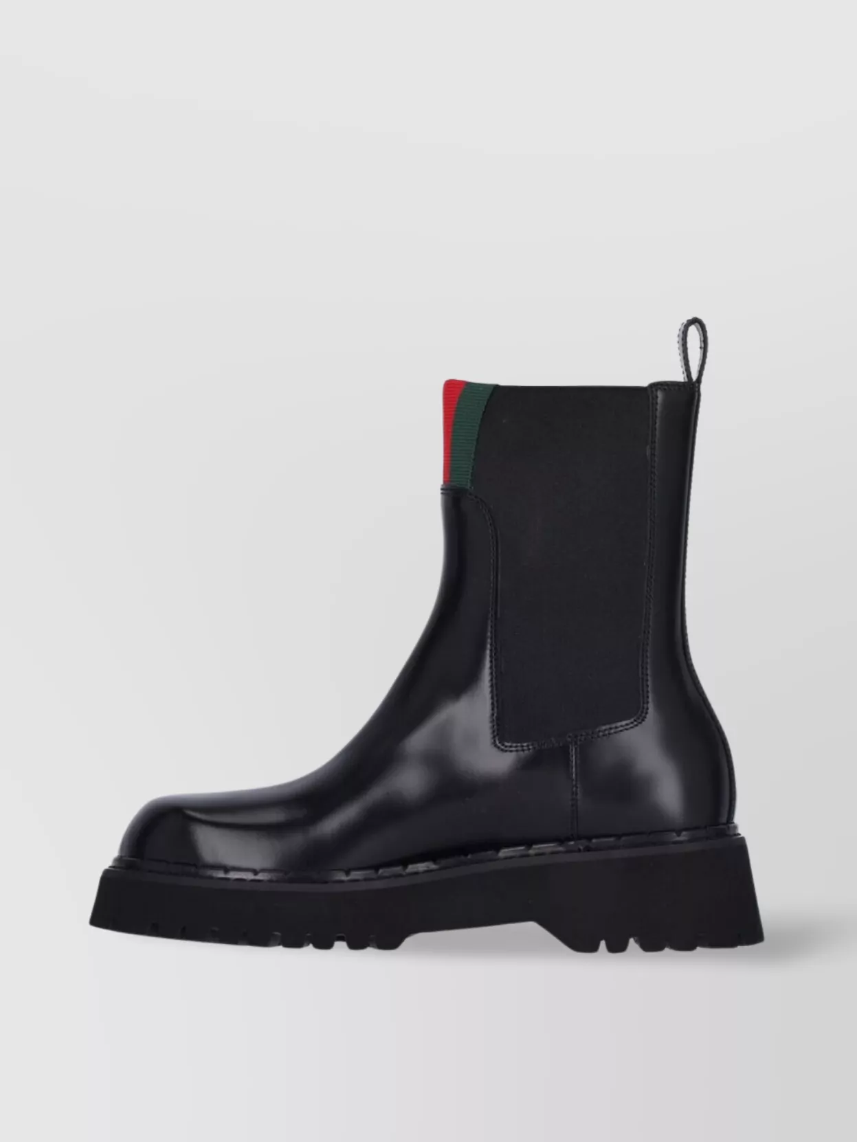 Gucci Chunky Sole Round Toe Ankle Boots