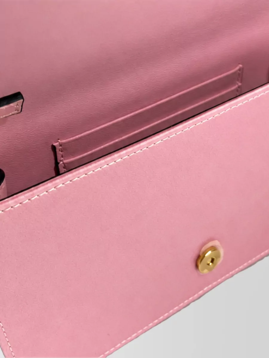 Versace La Medusa Satin Mini Clutch Bag