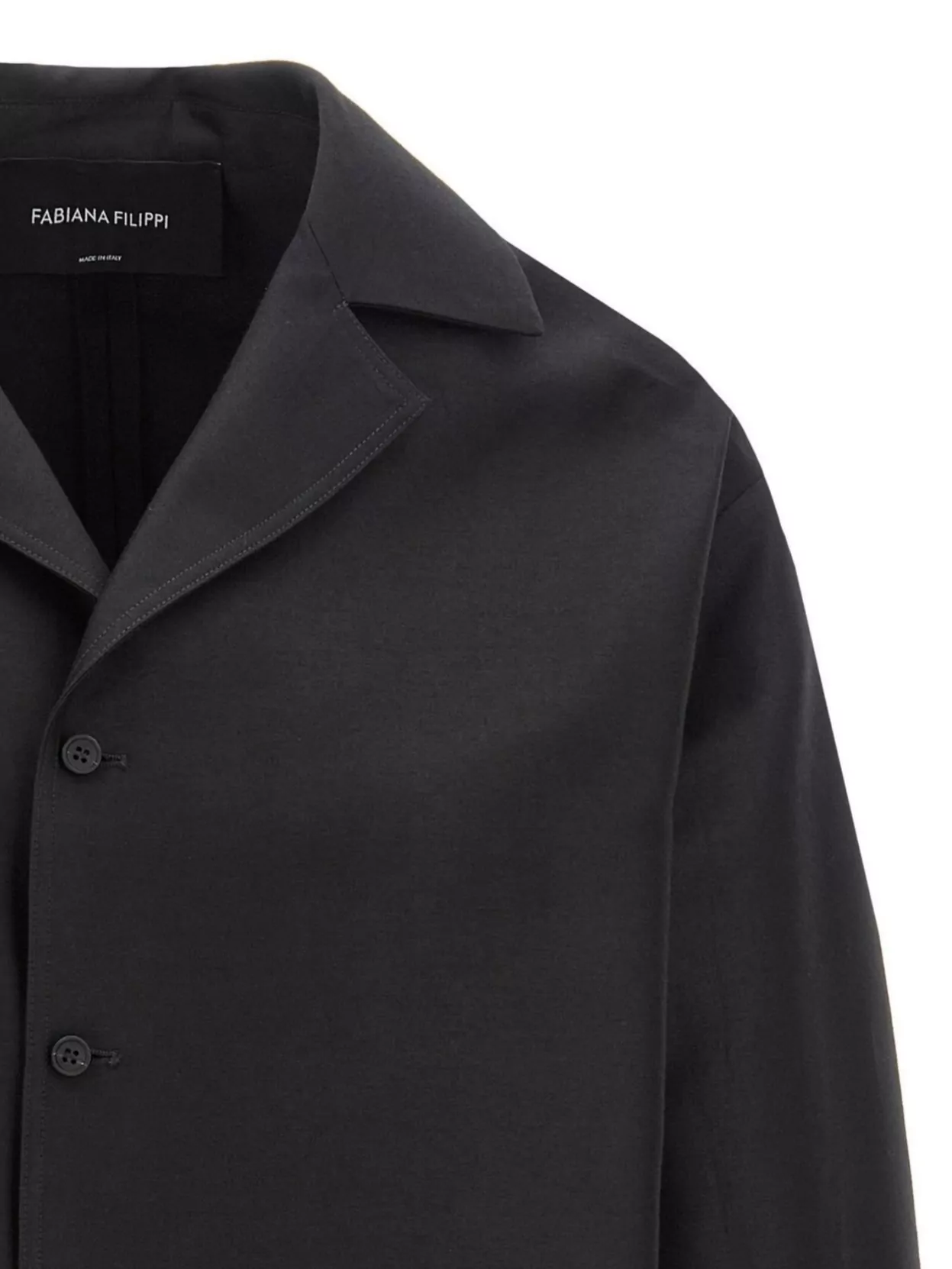 Shop Fabiana Filippi Cropped Blazer Long Sleeves