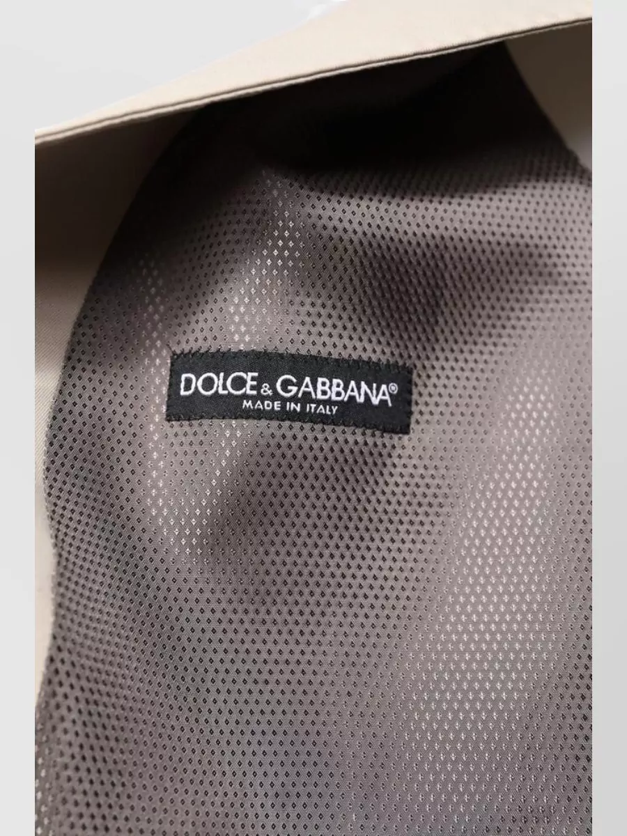 Dolce&Gabbana Cotton-Blend V-Neck Tailored Waistcoat