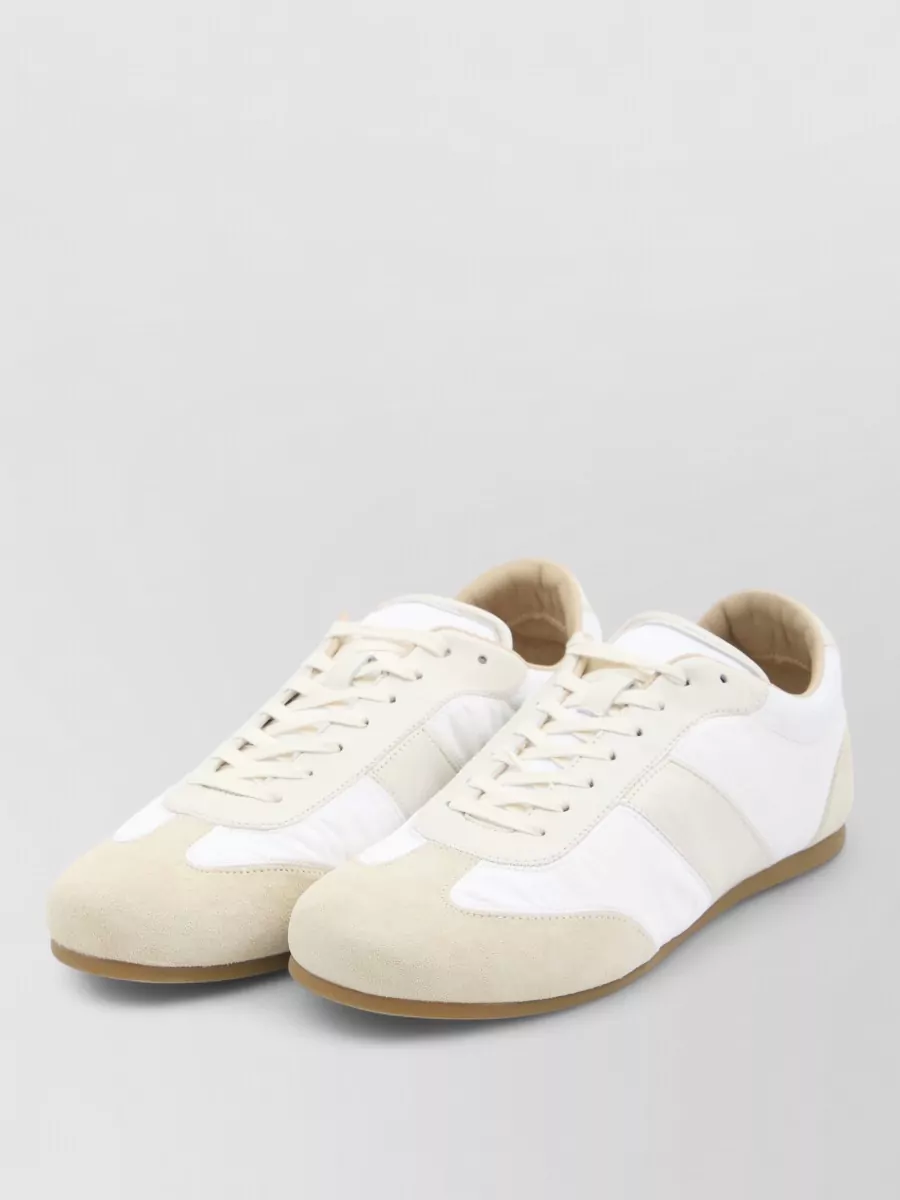 Lemaire Soft Runner Sneakers Low Profile Design In Neutral