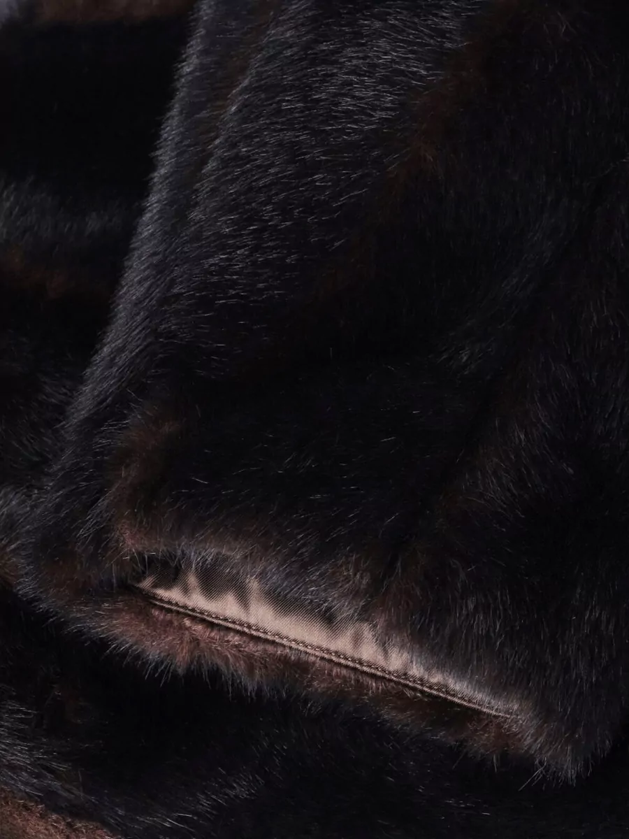 Mm6 Maison Margiela Faux Fur Coat