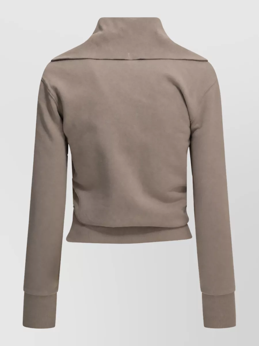 Balenciaga Zipped Cotton Sweatshirt