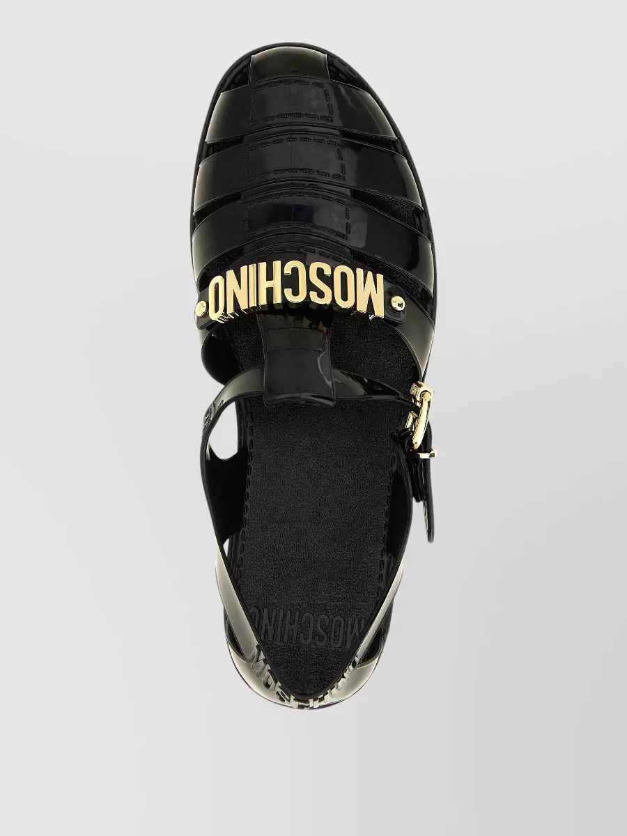 Moschino Pvc Fisherman Sandals