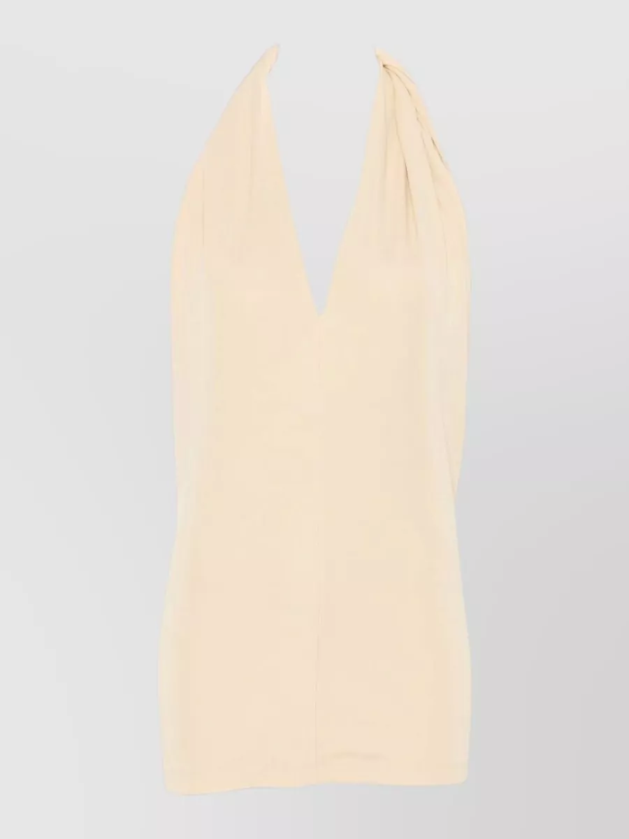 Totême jersey twisted halterneck sleeveless maxi dress