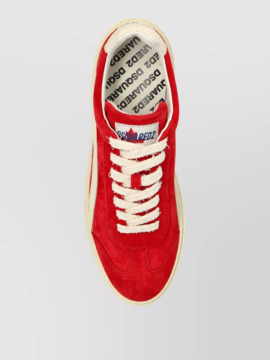 Dsquared2 Leather Lace-Up Sneakers