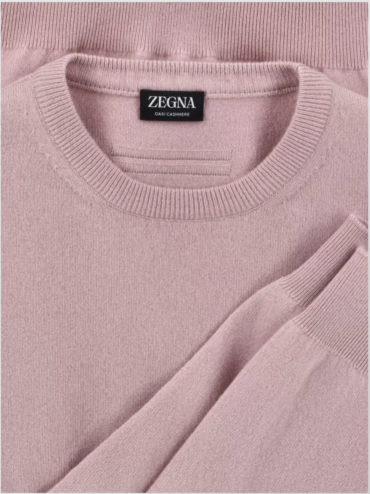 Zegna Soft Textured Crew Neck Long Sleeve Sweater