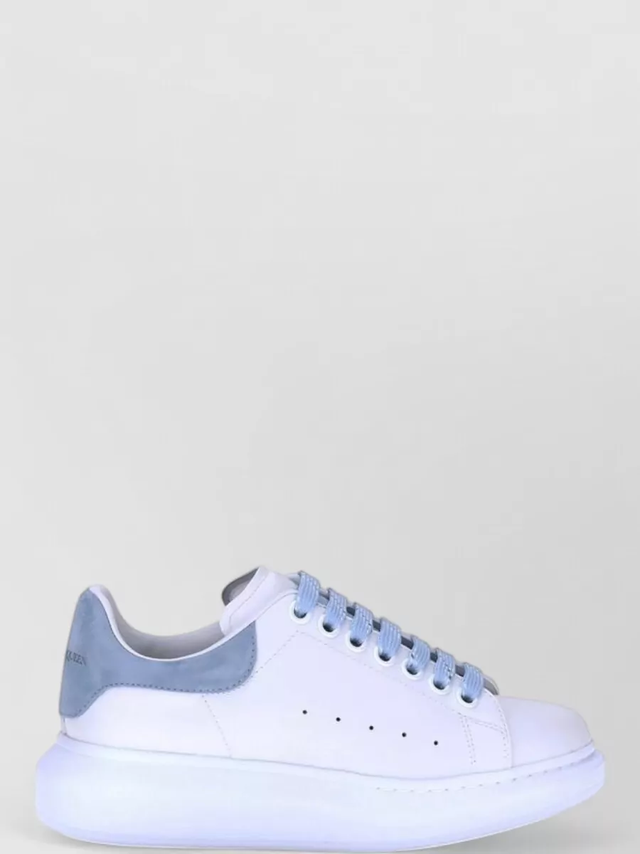 Alexander Mcqueen Leather Low-Top Sneakers
