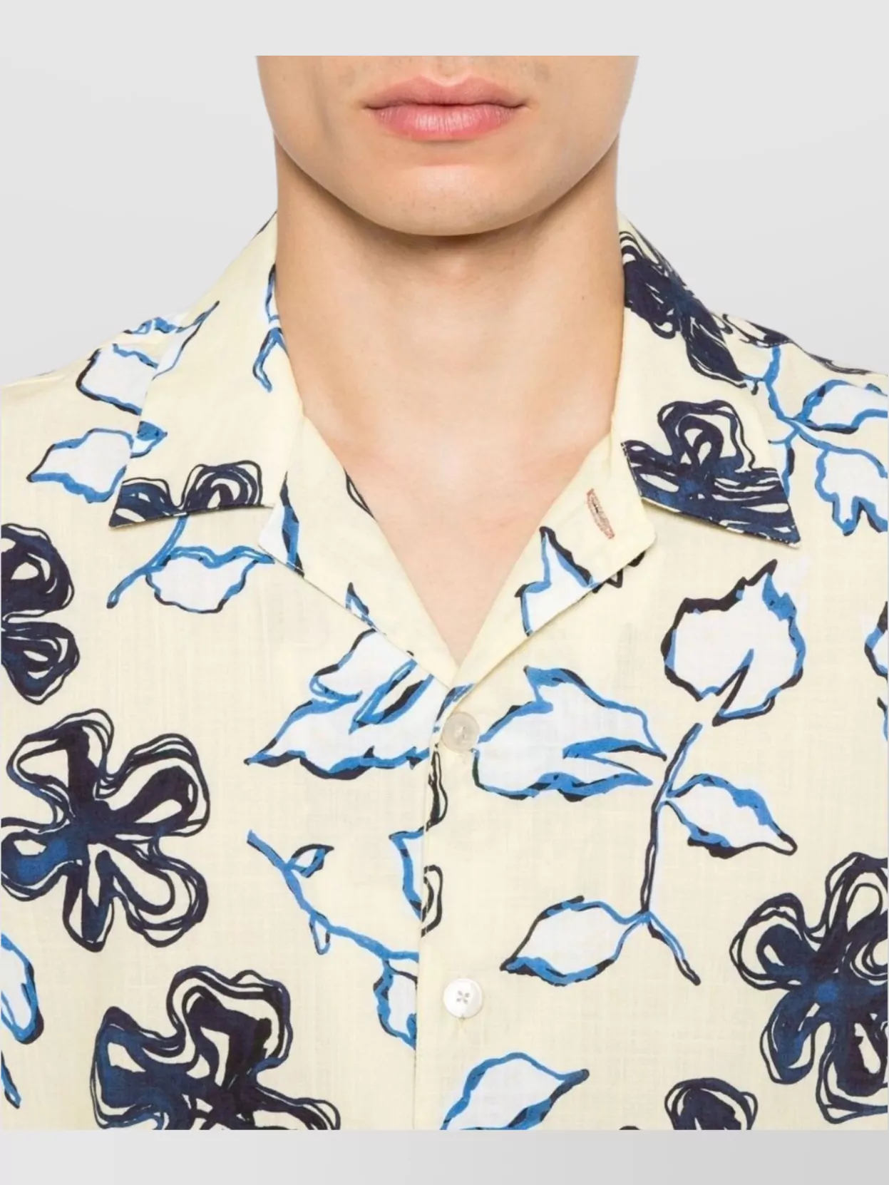 Paul Smith Floral Print Cotton Shirt