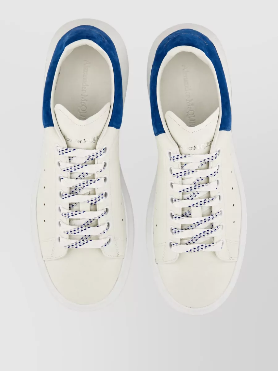 Alexander Mcqueen Leather Oversized Low-Top Sneakers