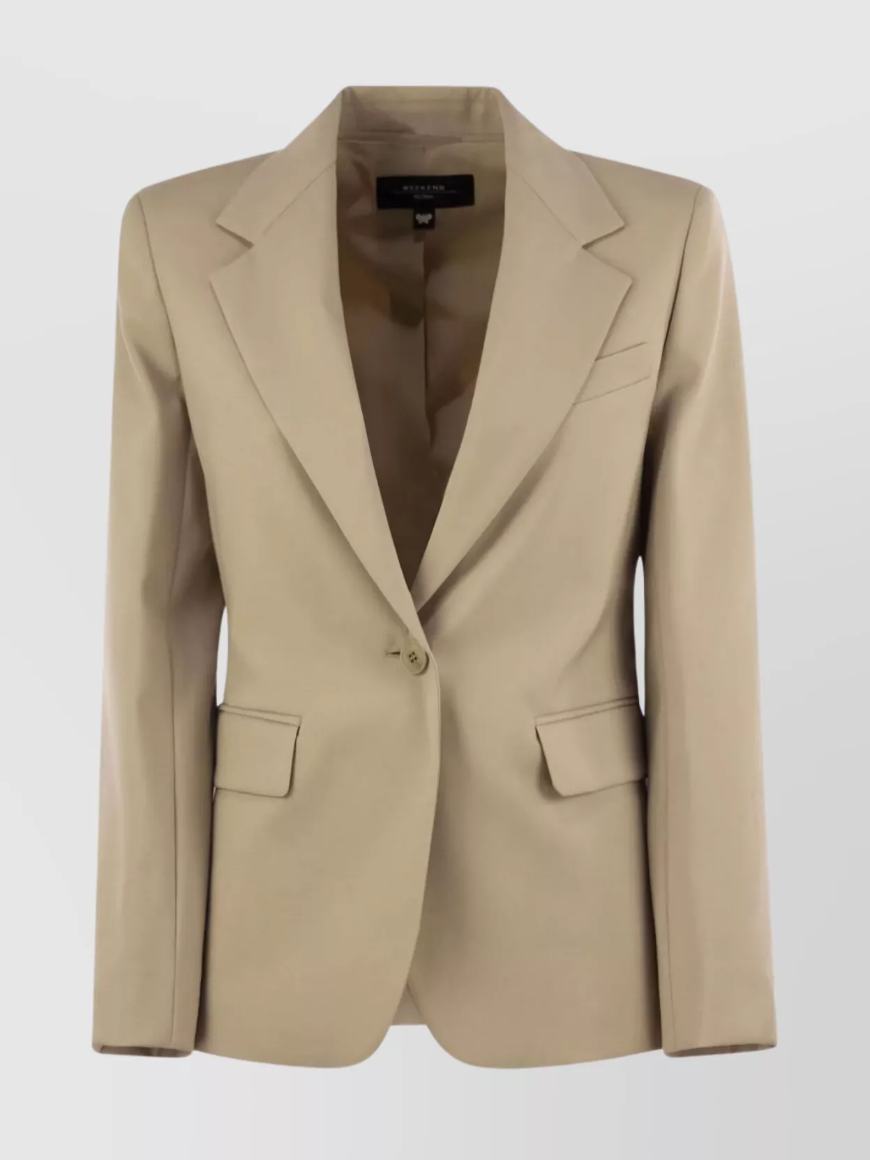 Weekend Max Mara Tailored Jacket With Flap Pockets And Back Vent