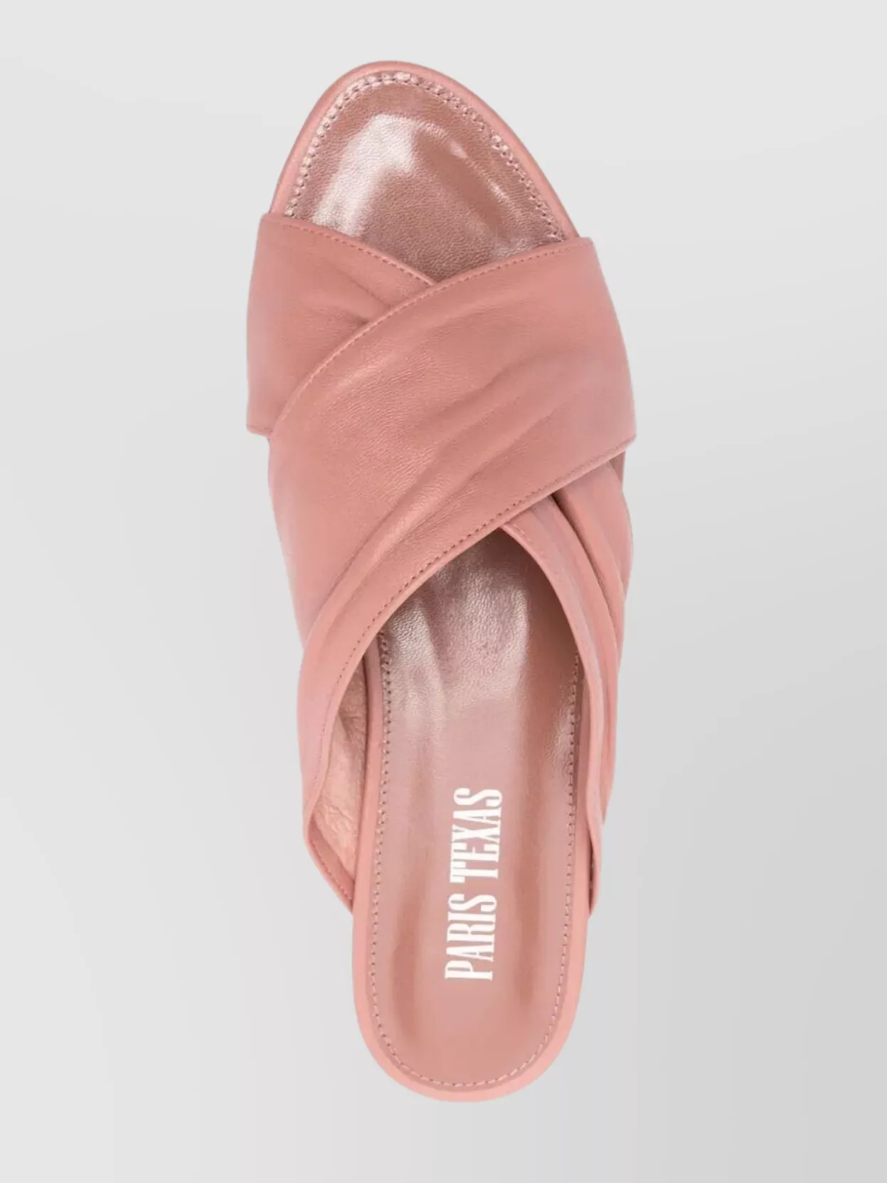 Paris Texas Flat Sole Maria Cross Strap Mules